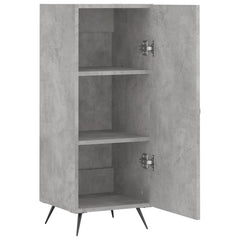 vidaXL Sideboard Concrete Grey 34.5x34x90 cm Engineered Wood 5