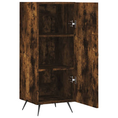vidaXL Sideboard Smoked Oak 34.5x34x90 cm Engineered Wood 5