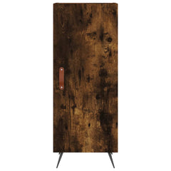 vidaXL Sideboard Smoked Oak 34.5x34x90 cm Engineered Wood 6