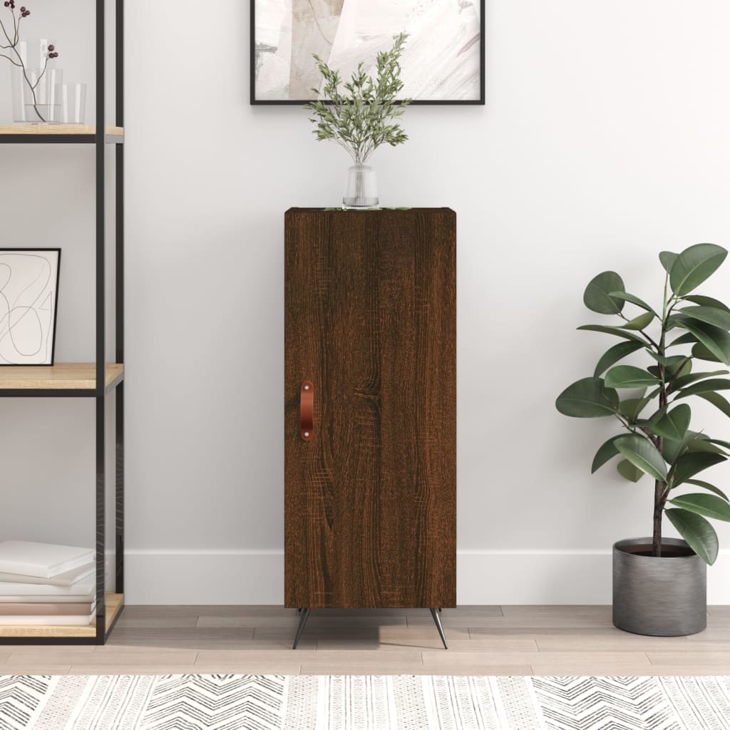 vidaXL Sideboard Brown Oak 34.5x34x90 cm Engineered Wood 1