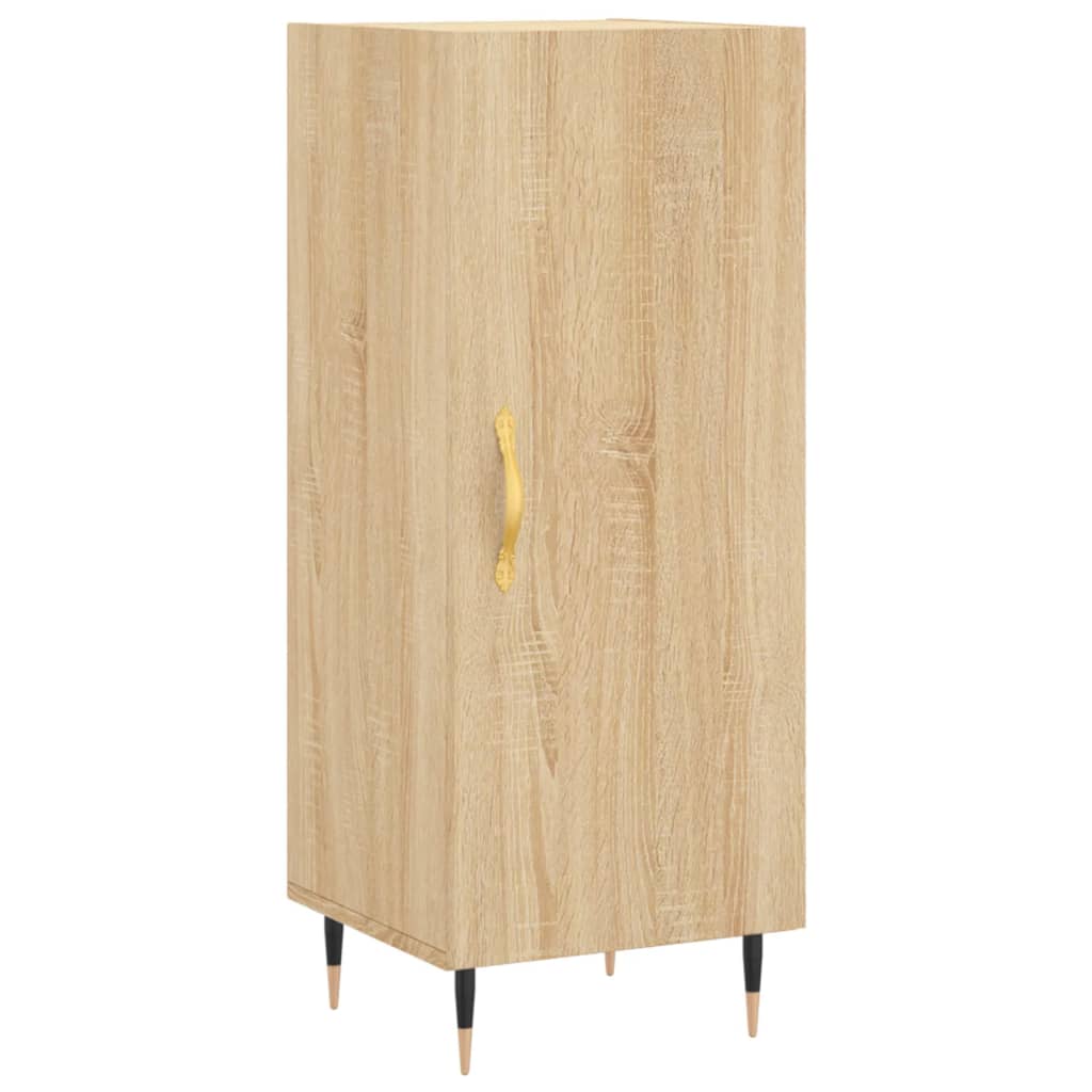 vidaXL Sideboard Sonoma Oak 34.5x34x90 cm Engineered Wood 2