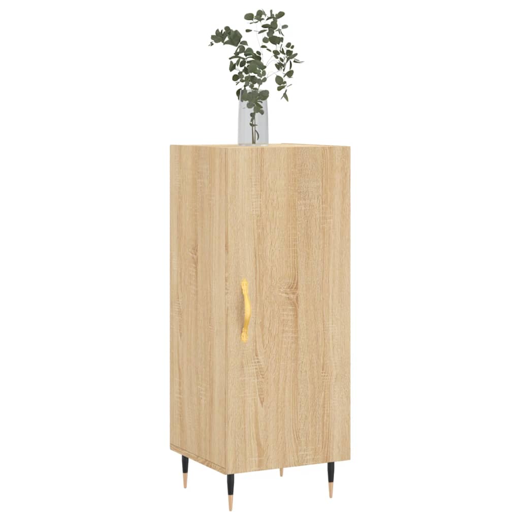 vidaXL Sideboard Sonoma Oak 34.5x34x90 cm Engineered Wood 3