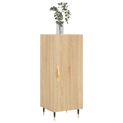 vidaXL Sideboard Sonoma Oak 34.5x34x90 cm Engineered Wood 3