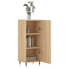 vidaXL Sideboard Sonoma Oak 34.5x34x90 cm Engineered Wood 4