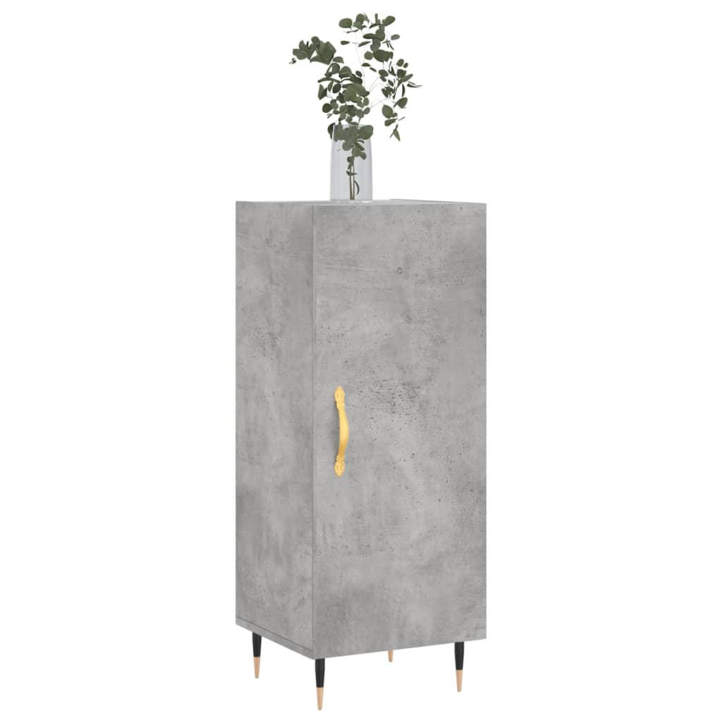 vidaXL Sideboard Concrete Grey 34.5x34x90 cm Engineered Wood 3