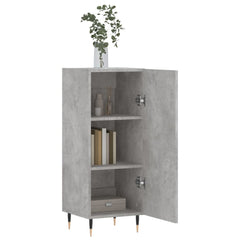 vidaXL Sideboard Concrete Grey 34.5x34x90 cm Engineered Wood 4