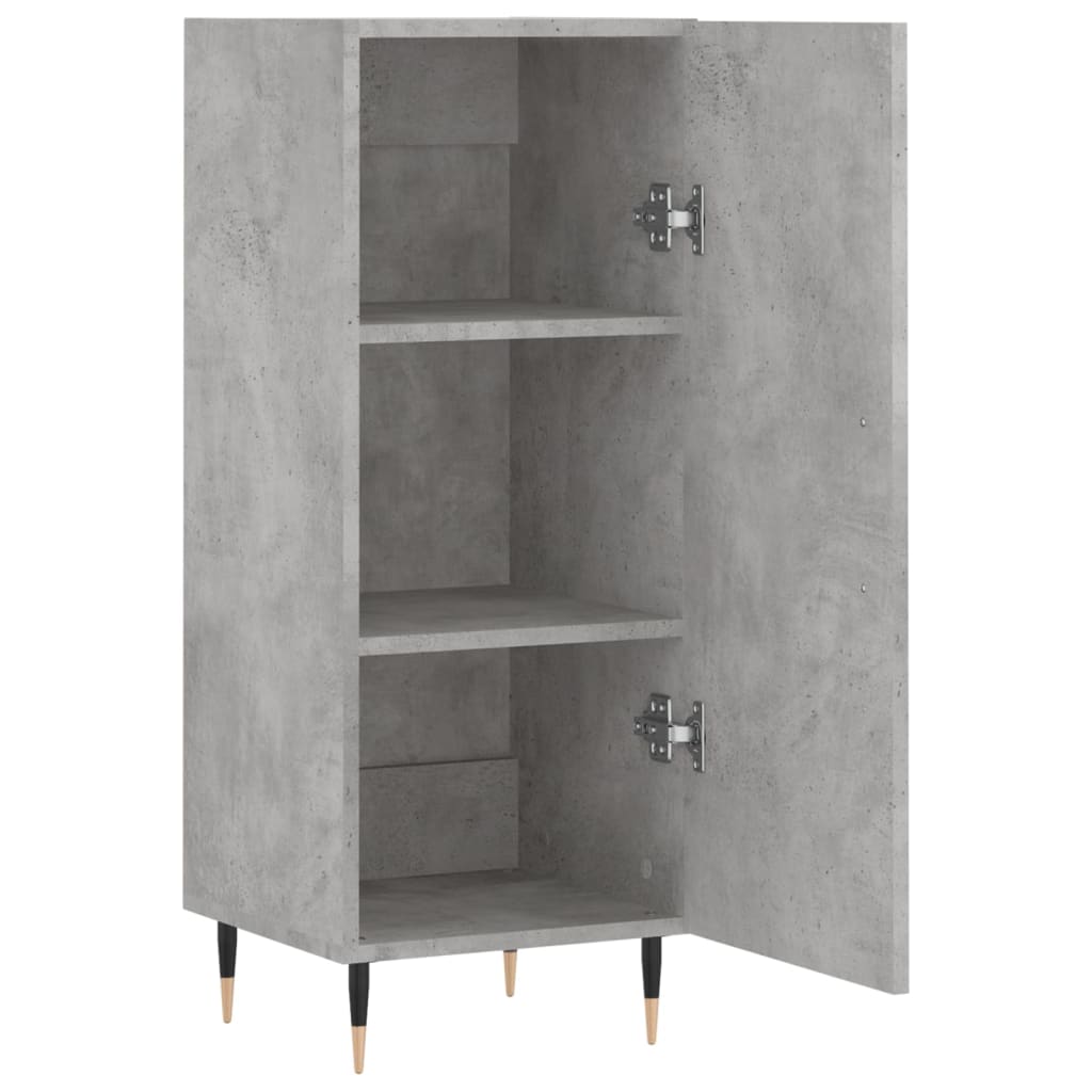 vidaXL Sideboard Concrete Grey 34.5x34x90 cm Engineered Wood 5