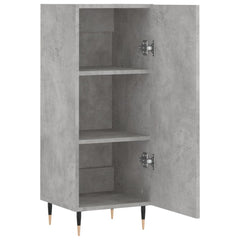 vidaXL Sideboard Concrete Grey 34.5x34x90 cm Engineered Wood 5