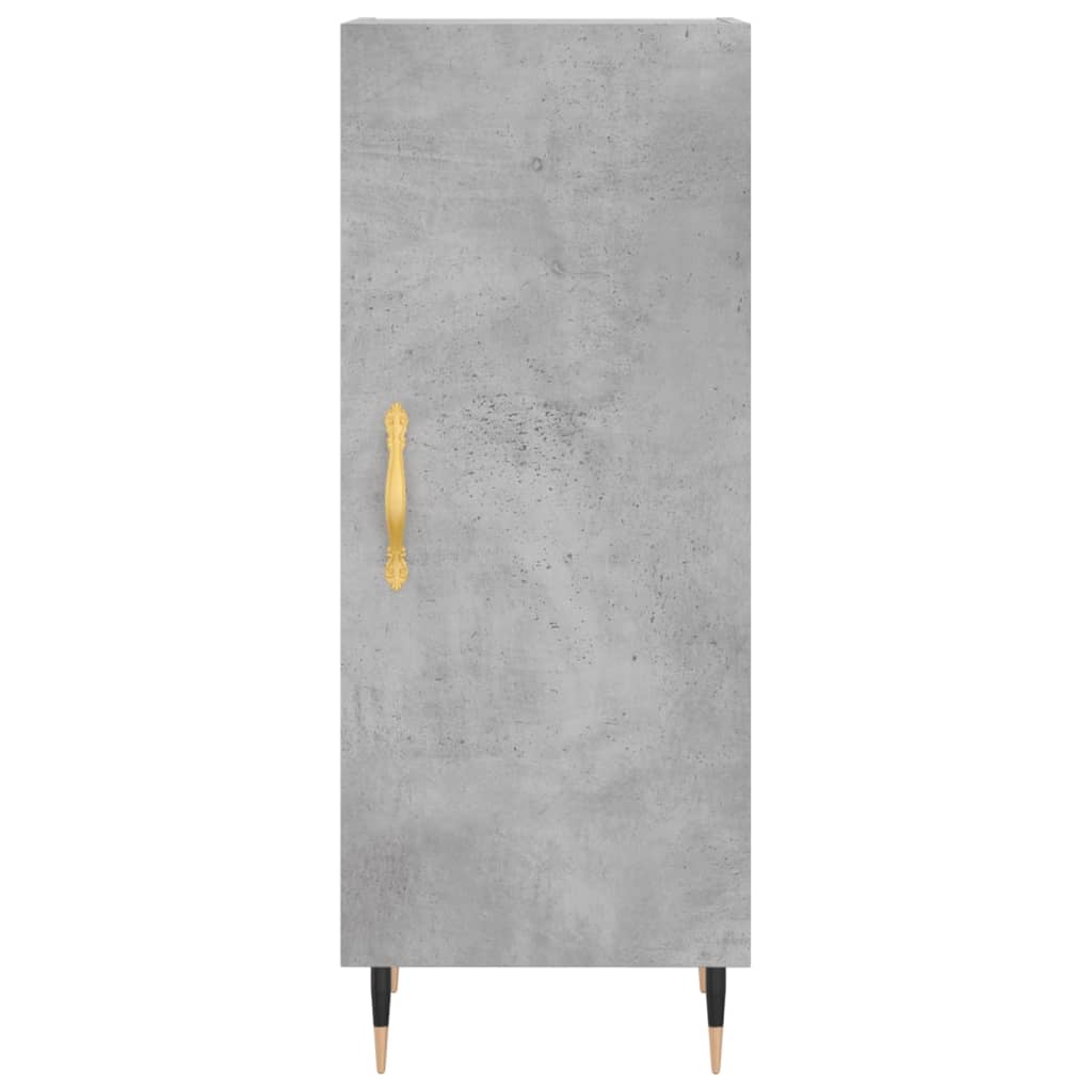 vidaXL Sideboard Concrete Grey 34.5x34x90 cm Engineered Wood 6