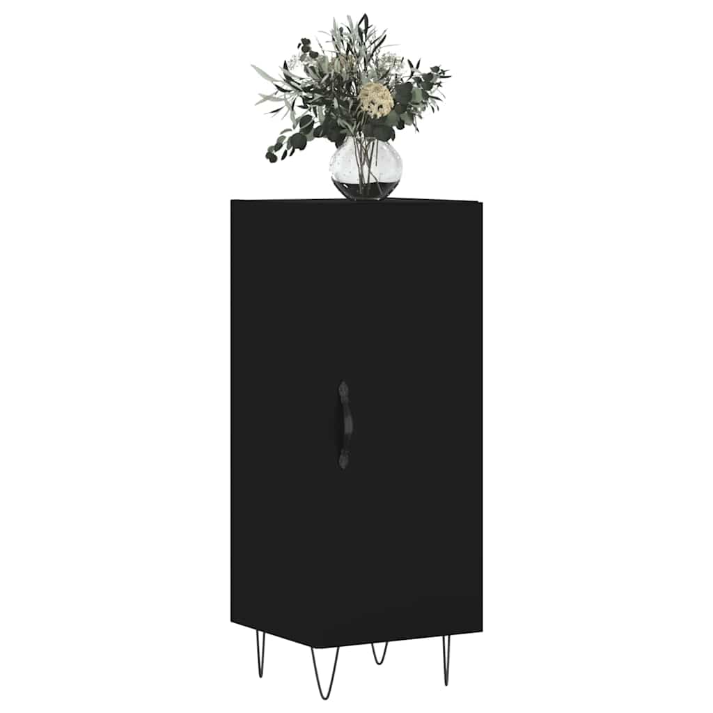 vidaXL Sideboard Black 34.5x34x90 cm Engineered Wood 3