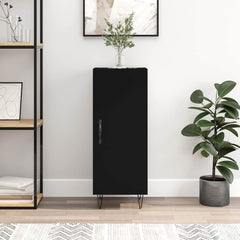 vidaXL Sideboard Black 34.5x34x90 cm Engineered Wood 1