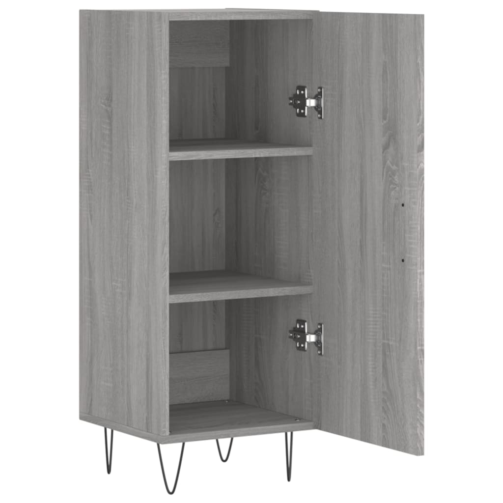 Sideboard Grey Sonoma Engineered Wood, image 6