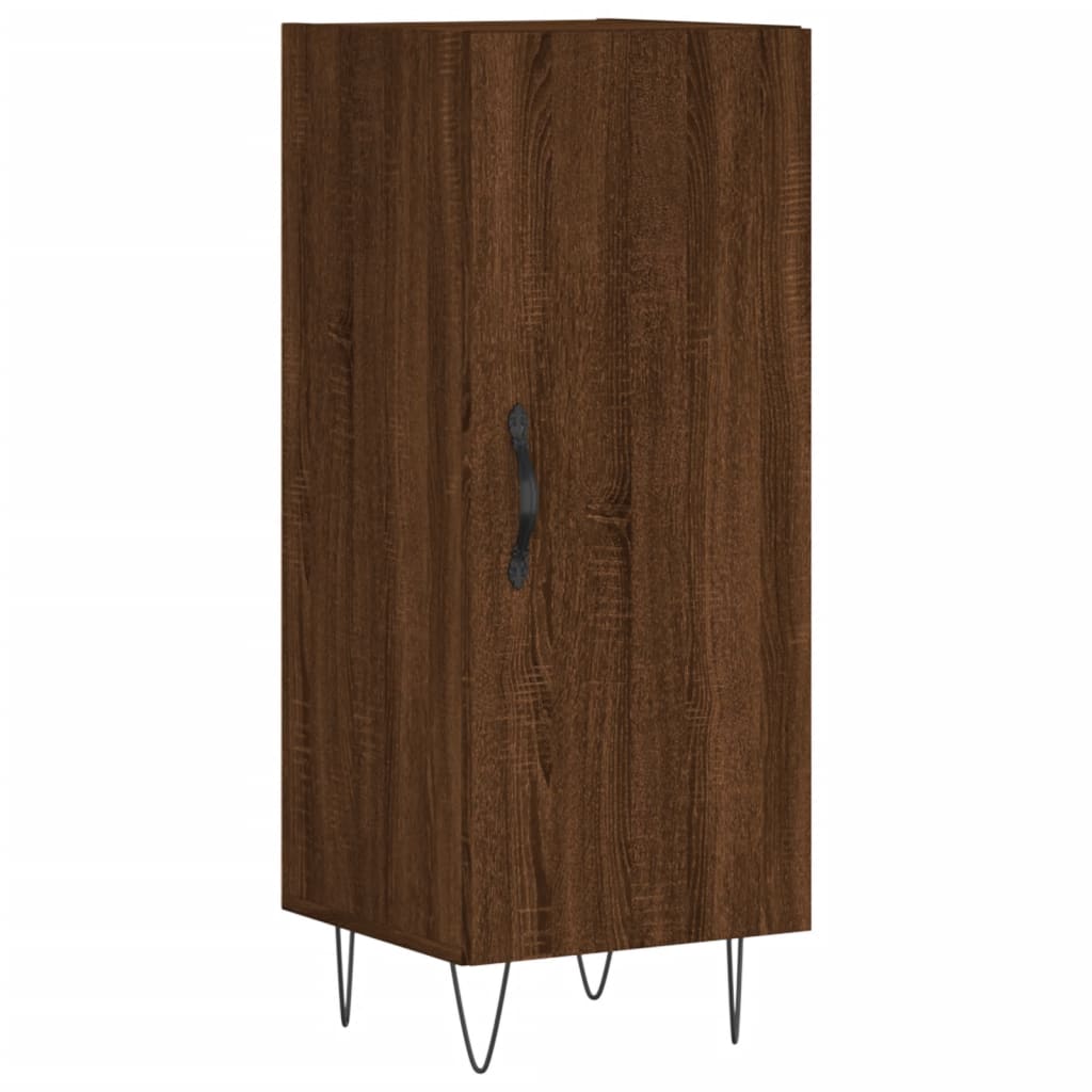 vidaXL Sideboard Brown Oak 34.5x34x90 cm Engineered Wood 2