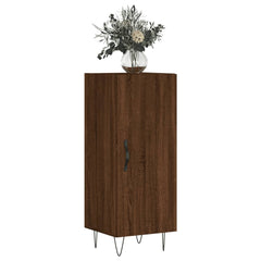 vidaXL Sideboard Brown Oak 34.5x34x90 cm Engineered Wood 3