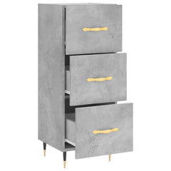 Sideboard 34,5x34x90 cm Engineered Wood Concrete grey