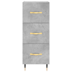 Sideboard 34,5x34x90 cm Engineered Wood Concrete grey