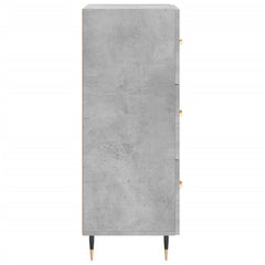 Sideboard 34,5x34x90 cm Engineered Wood Concrete grey