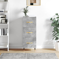 Sideboard 34,5x34x90 cm Engineered Wood Concrete grey