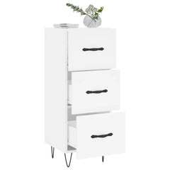 vidaXL Sideboard White 34.5x34x90 cm Engineered Wood 4