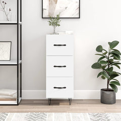 vidaXL Sideboard White 34.5x34x90 cm Engineered Wood 1