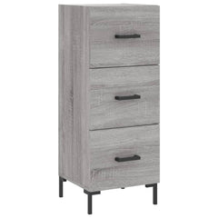 vidaXL Sideboard Grey Sonoma 34.5x34x90 cm Engineered Wood 2