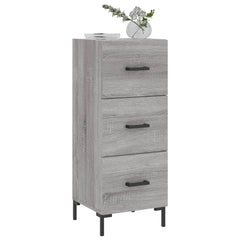 vidaXL Sideboard Grey Sonoma 34.5x34x90 cm Engineered Wood 3