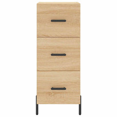 vidaXL Sideboard Sonoma Oak 34.5x34x90 cm Engineered Wood 6