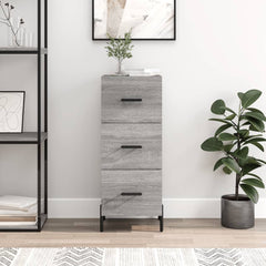 vidaXL Sideboard Grey Sonoma 34.5x34x90 cm Engineered Wood 1