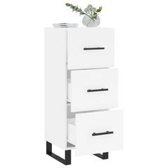 vidaXL Sideboard White 34.5x34x90 cm Engineered Wood 4
