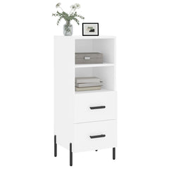 vidaXL Sideboard White 34.5x34x90 cm Engineered Wood 3
