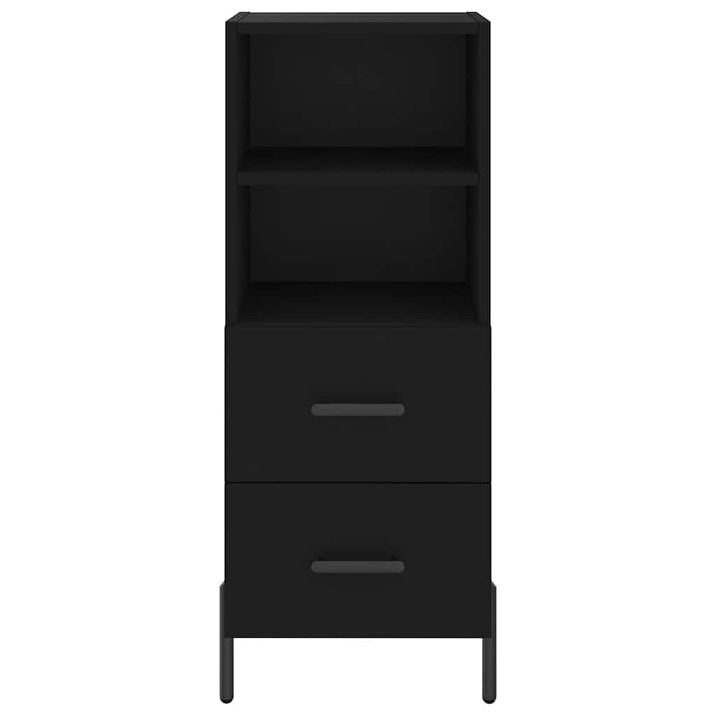 vidaXL Sideboard Black 34.5x34x90 cm Engineered Wood 6