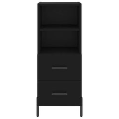 vidaXL Sideboard Black 34.5x34x90 cm Engineered Wood 6
