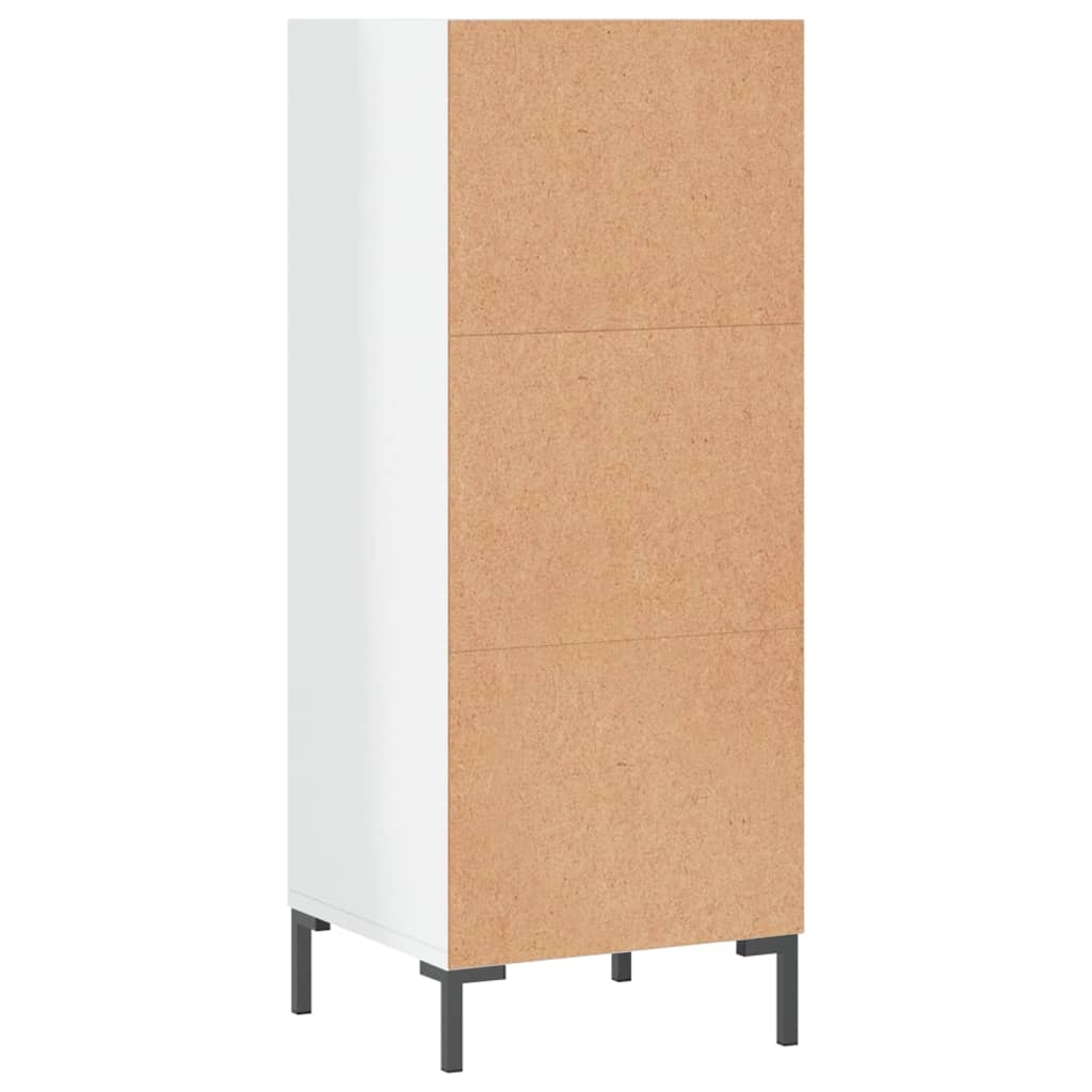 vidaXL Sideboard High Gloss White 34.5x32.5x90 cm Engineered Wood 6