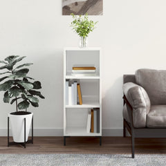 vidaXL Sideboard High Gloss White 34.5x32.5x90 cm Engineered Wood 1