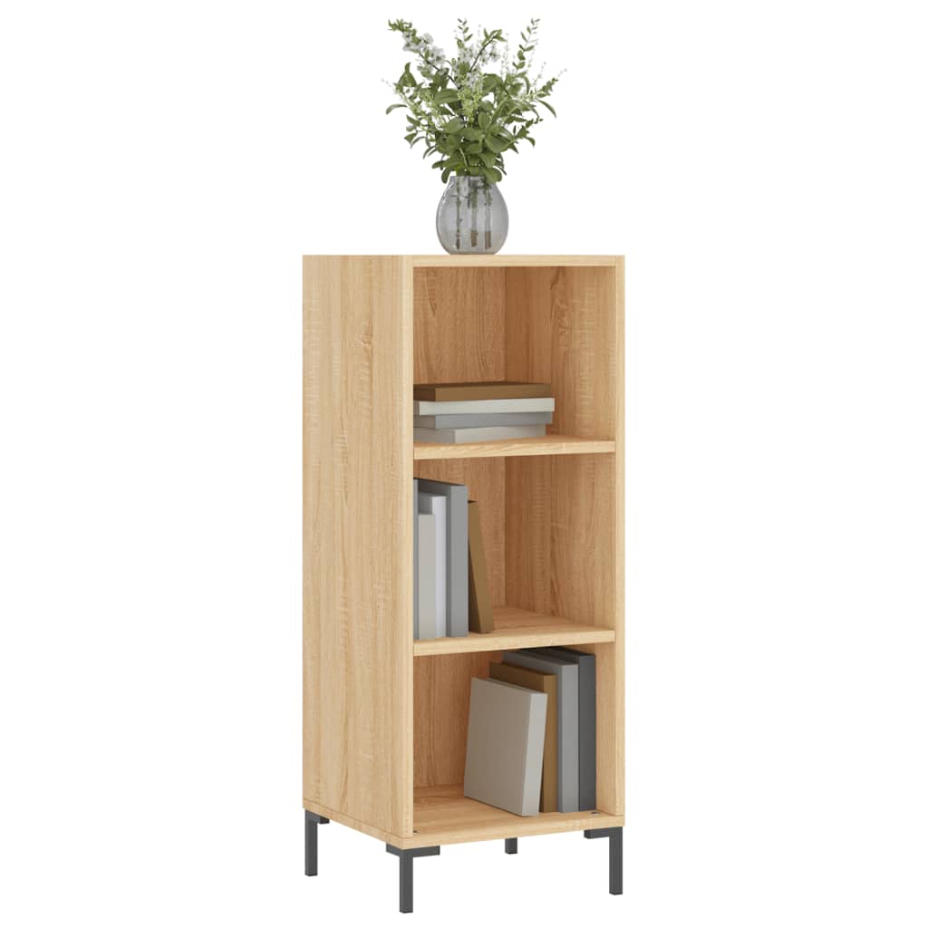 vidaXL Sideboard Sonoma Oak 34.5x32.5x90 cm Engineered Wood 3