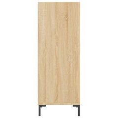 vidaXL Sideboard Sonoma Oak 34.5x32.5x90 cm Engineered Wood 5