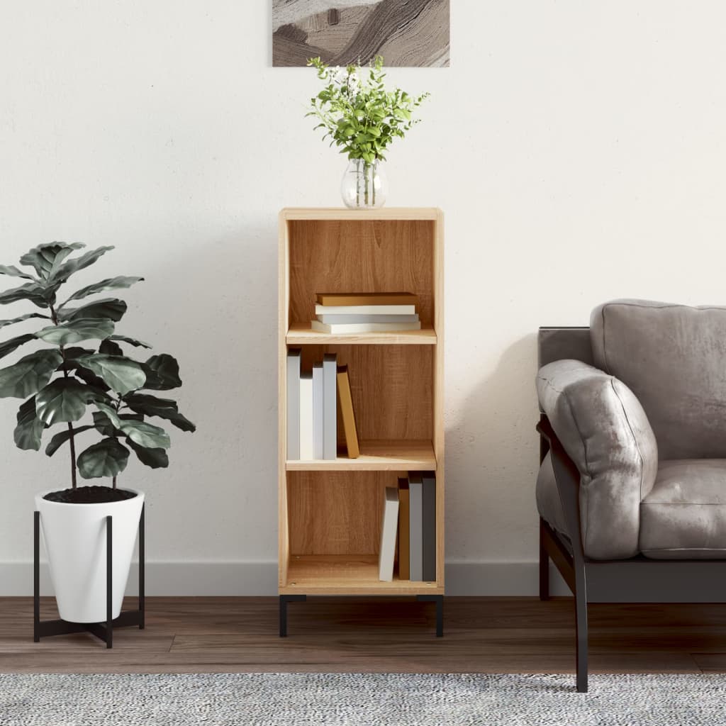 vidaXL Sideboard Sonoma Oak 34.5x32.5x90 cm Engineered Wood 1