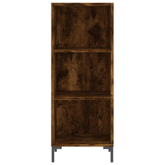 vidaXL Sideboard Smoked Oak 34.5x32.5x90 cm Engineered Wood 4