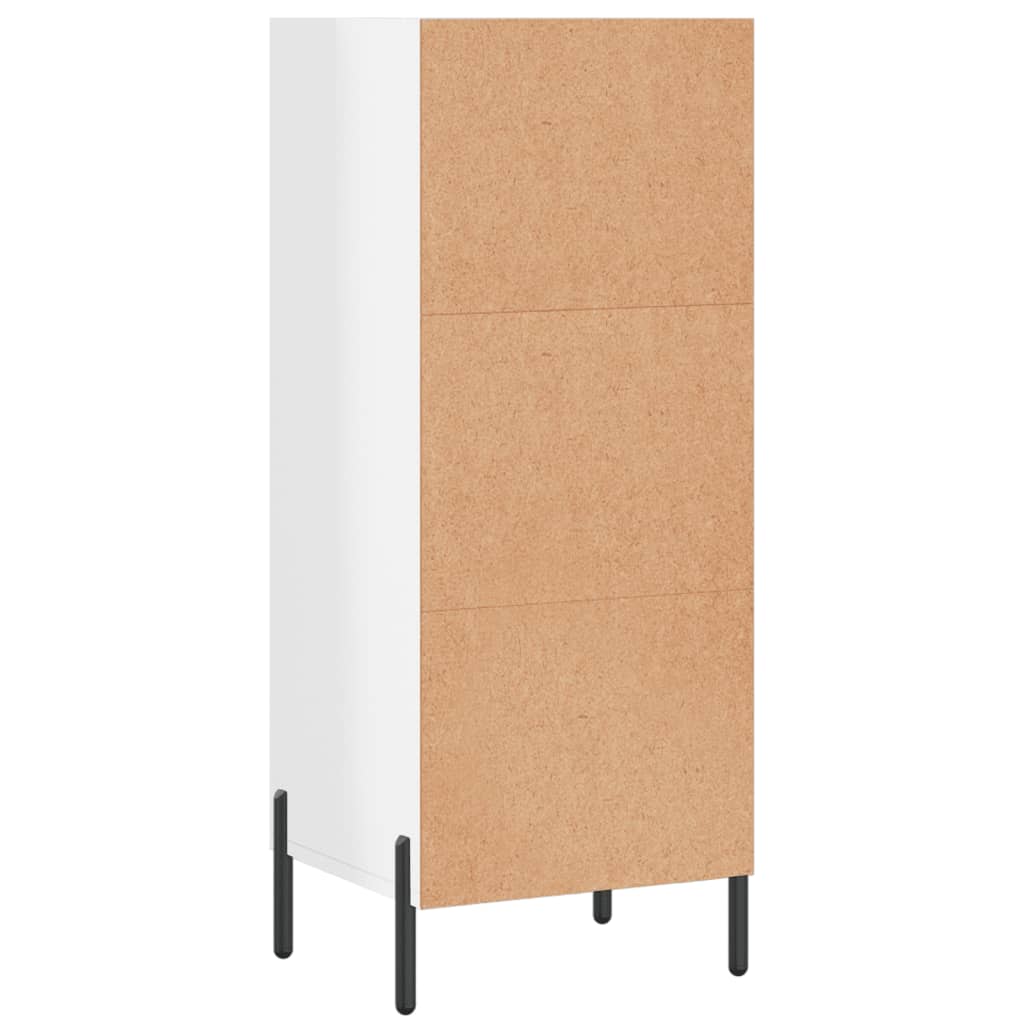 vidaXL Sideboard High Gloss White 34.5x32.5x90 cm Engineered Wood 6