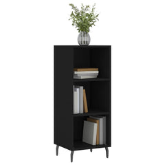 vidaXL Sideboard Black 34.5x32.5x90 cm Engineered Wood 3