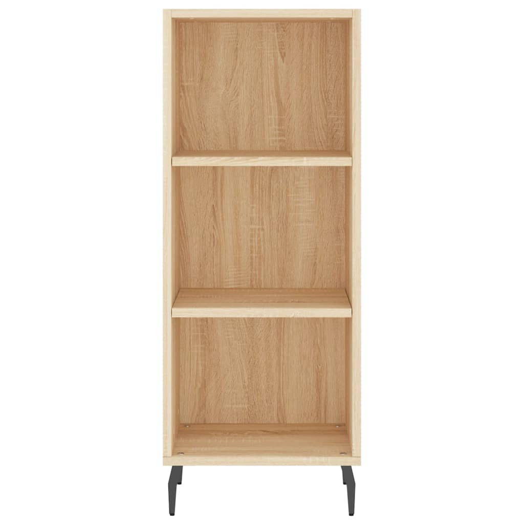 vidaXL Sideboard Sonoma Oak 34.5x32.5x90 cm Engineered Wood 4