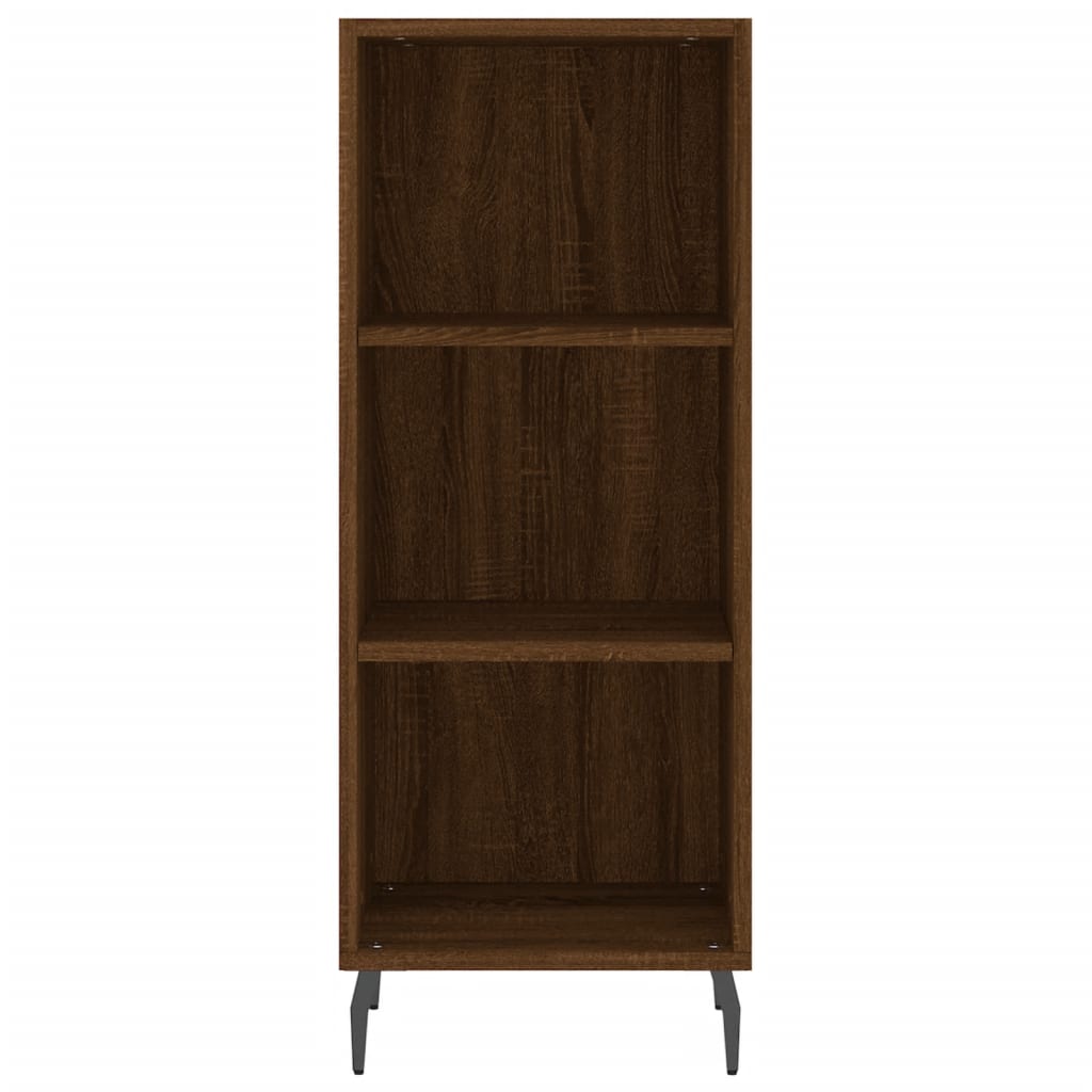 vidaXL Sideboard Brown Oak 34.5x32.5x90 cm Engineered Wood 4