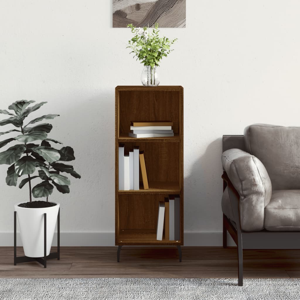 vidaXL Sideboard Brown Oak 34.5x32.5x90 cm Engineered Wood 1