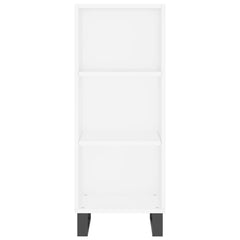 vidaXL Sideboard White 34.5x32.5x90 cm Engineered Wood 4