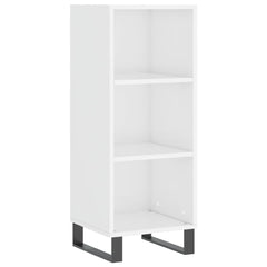 vidaXL Sideboard High Gloss White 34.5x32.5x90 cm Engineered Wood 2