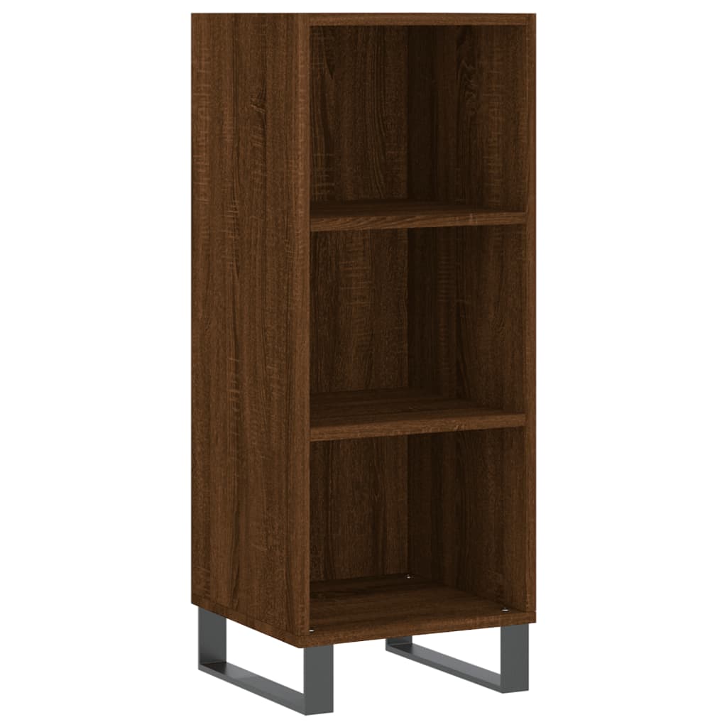 vidaXL Sideboard Brown Oak 34.5x32.5x90 cm Engineered Wood 2