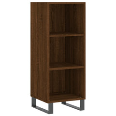vidaXL Sideboard Brown Oak 34.5x32.5x90 cm Engineered Wood 2