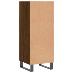 vidaXL Sideboard Brown Oak 34.5x32.5x90 cm Engineered Wood 6