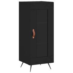 vidaXL Sideboard Black 34.5x34x90 cm Engineered Wood 2