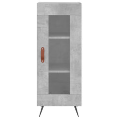 vidaXL Sideboard Concrete Grey 34.5x34x90 cm Engineered Wood 5